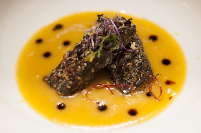 Salmone in crosta di caffÃ¨