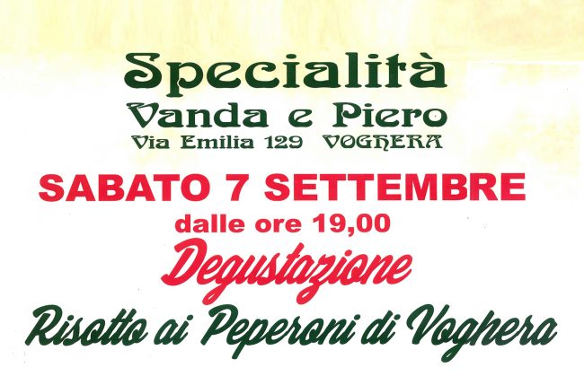 Degustazione Risotto Peperoni