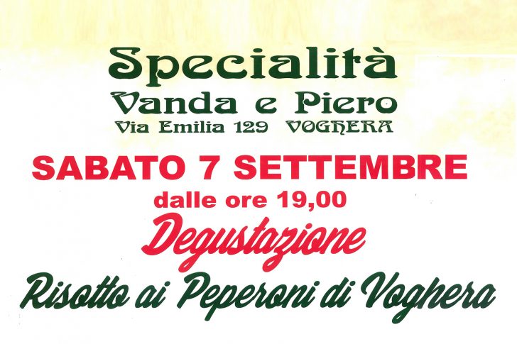 Degustazione Risotto Peperoni