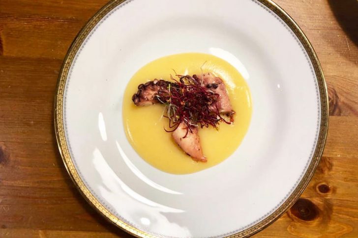tentacolo di polpo crema di patate